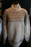 Sweater m/ psatte rmer